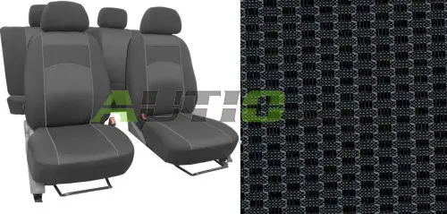 Oblíbený Autopotahy KIA CEED III, BEZ zadní loketní opěrky, od r. 2018, VIP šedé