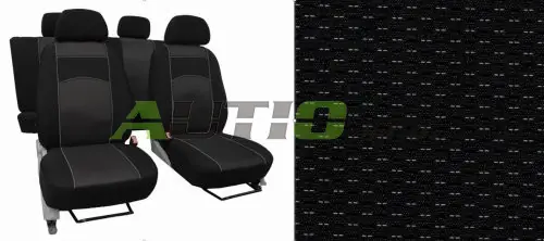 Autopotahy DACIA SANDERO III, od r. 2021, VIP černé Prémiový