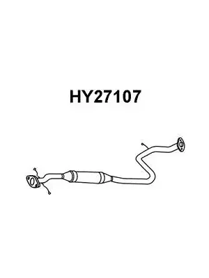 Výfuk Hyundai Accent 00-05 1,3 / 1,5, střední pot - SILUX Nakupujte Hned